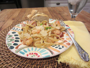 Shrimp and Sausage Pasta