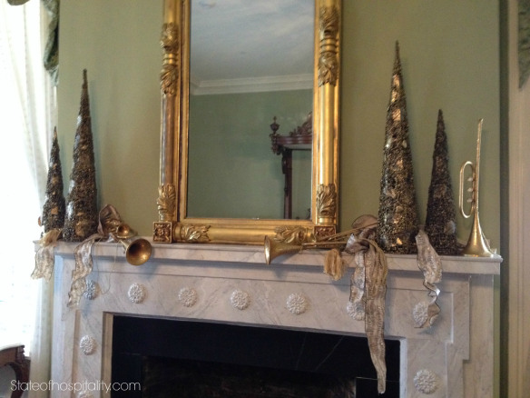 mansion music room mantel pic