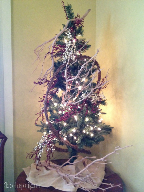 mansion tabletop tree pic