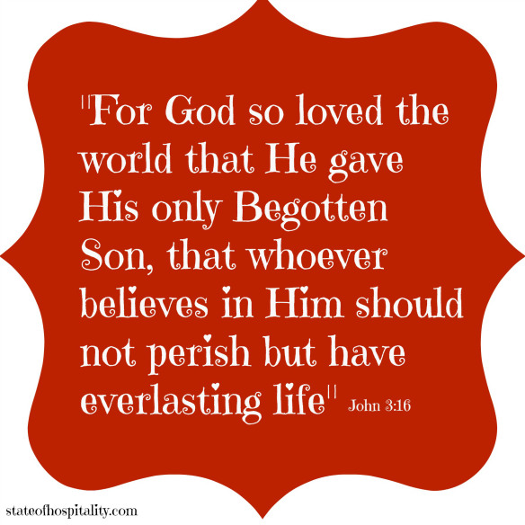 John 3-16 valentine