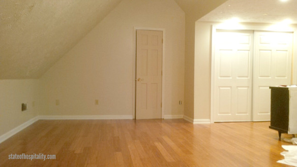 upstairs room