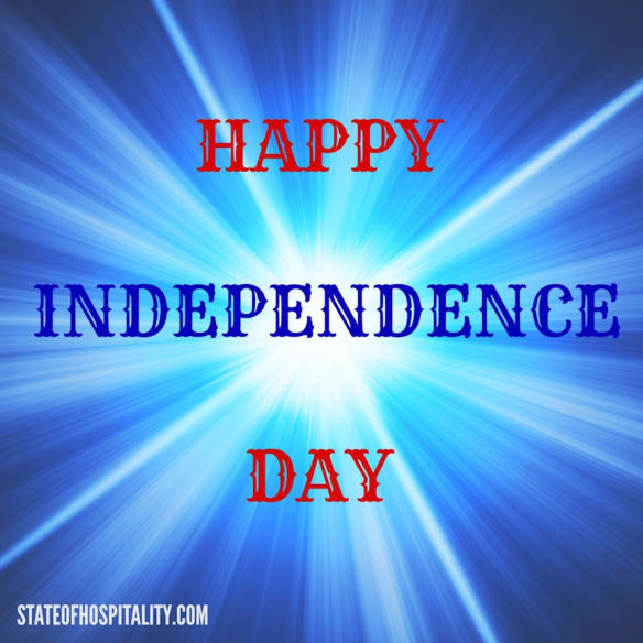 Happy Independence Day sign