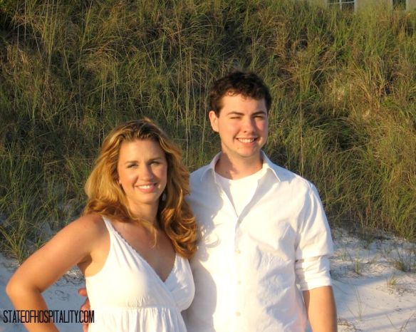 Austin and Catie beach